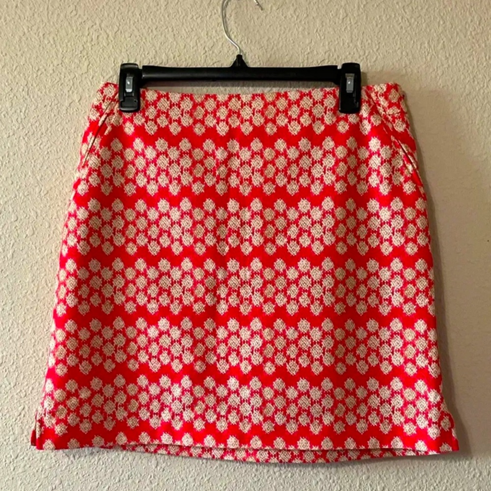 EP Pro Womens Coral Print Pull On Golf Skirt Skort Size 6 NWOT